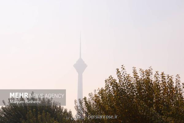 ادامه آلودگی هوا در تهران