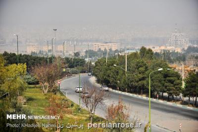 هوای اصفهان برای هفتمین روز متوالی ناسالم می باشد