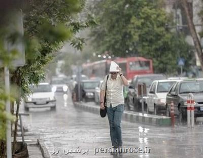 پیش بینی رگبار پراكنده باران و وزش باد در بعضی مناطق كشور