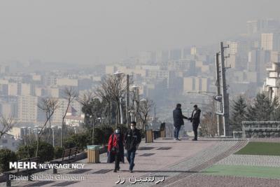 كیفیت هوای تهران همچنان نامطلوب است