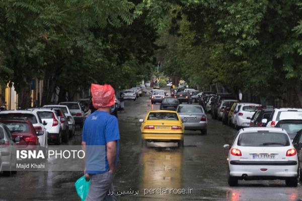 آسمان بارانی ۱۰ استان