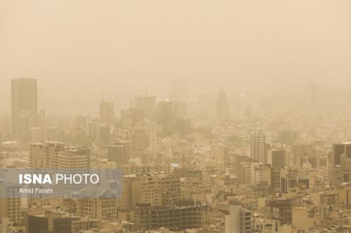کیفیت هوای تهران امروز در وضعیت قرمز