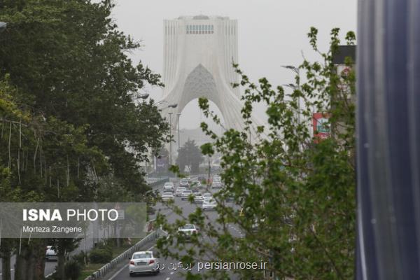 ثبت بالاترین شاخص کیفیت هوای تهران طی هفته اول خرداد
