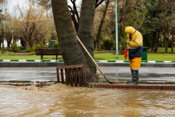 رگبار باران و وزش باد شدید در ۱۰ استان