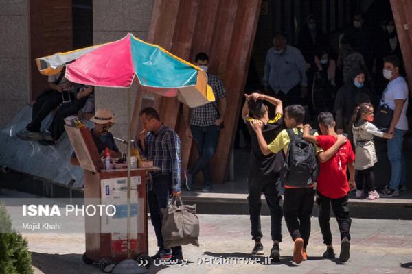 افزایش نسبی دمای تهران