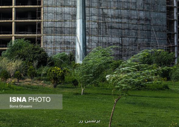 وزش باد شدید در جنوب تهران