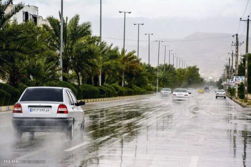 بارش باران در ۵ استان اهواز گرم ترین شهر
