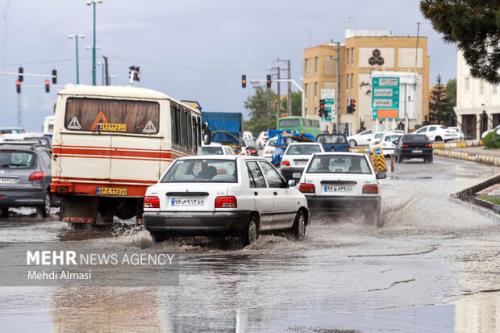 رگبار شدید باران در ۷ استان