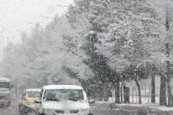 بارش برف و باران در 12 استان
