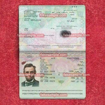 New Zealand Passport Fake Template