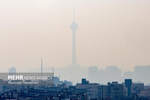 وضعیت هوای تهران قرمز شد