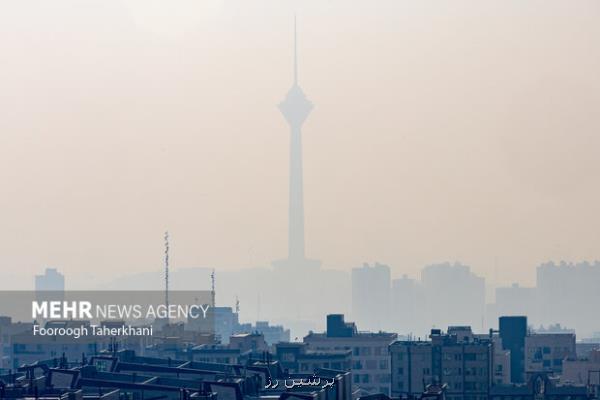 هوای تهران آلوده و در وضعیت نارنجی است