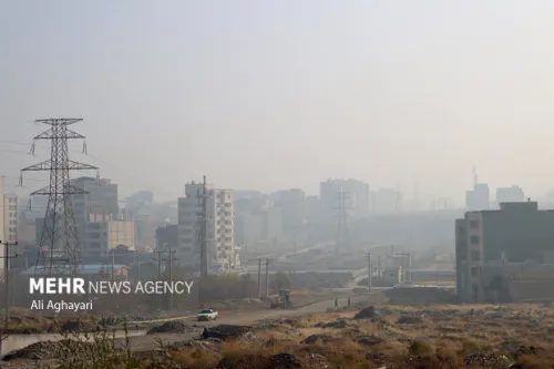 آلودگی هوای استان سمنان در مناطق غربی و همجوار تهران