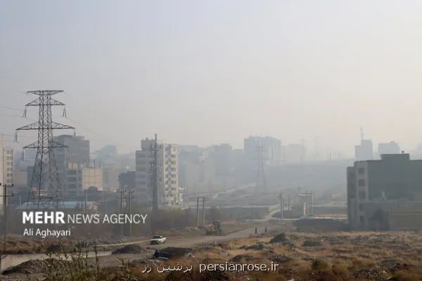آلودگی هوای استان سمنان در مناطق غربی و همجوار تهران