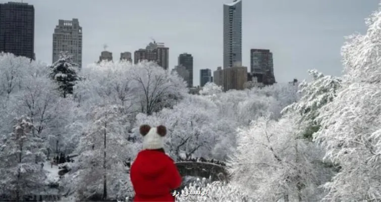 طوفان زمستانی در آمریکا زندگی مردم را مختل کرد