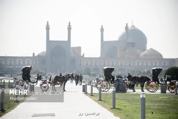 هوای اصفهان و ۳ شهر مجاور ناسالم می باشد