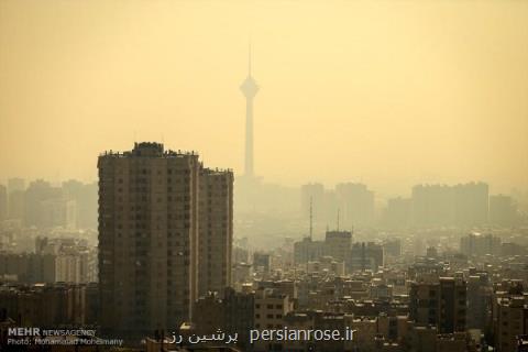هوای تهران برای گروه های حساس ناسالم است