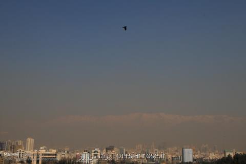 تهران لب مرز آلودگی قرار دارد