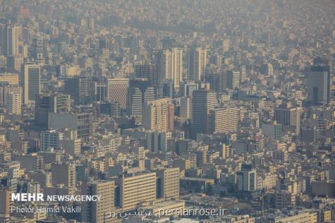تداوم آلودگی هوای پایتخت تا بامداد یكشنبه