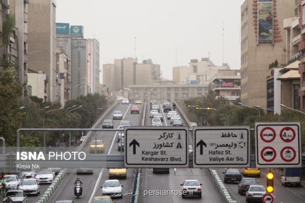 تنفس هوای نامطلوب در تهران طی آخرین روز تابستان