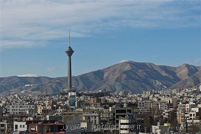 هوای پاك تهران در دومین روز فروردین