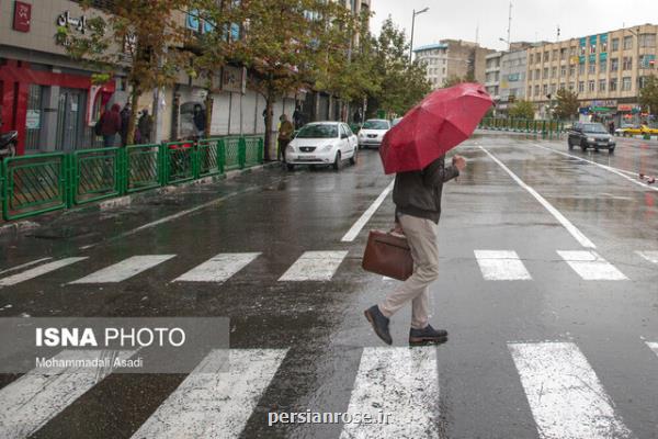 ورود دو سامانه بارشی جدید به كشور